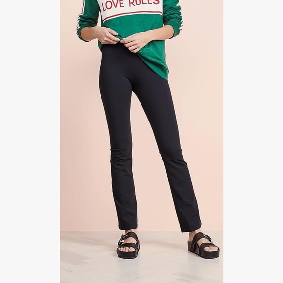 Yummie Jodi Boot Cut Cotton Stretch Shapewear Legging in Black Size S NWT - Picture 2 of 6